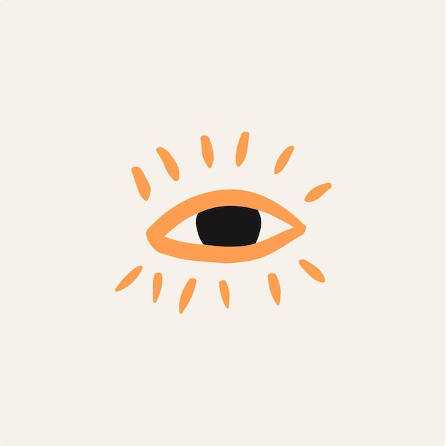 Eye Symbol Icon Vector Illustration