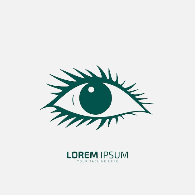 Eye template vector icon illustration design Eye logo template vector icon