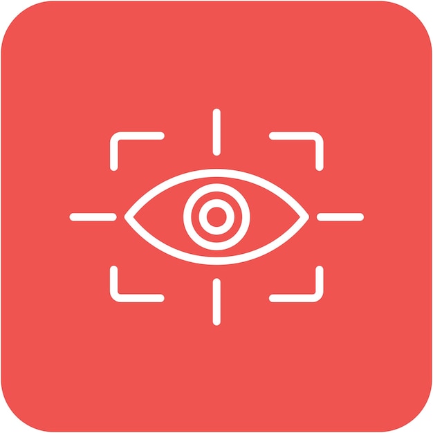 Eye Tracking Vector Illustration Style