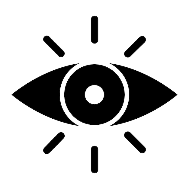Вектор Иллюстрация дизайна векторной иконы глаз