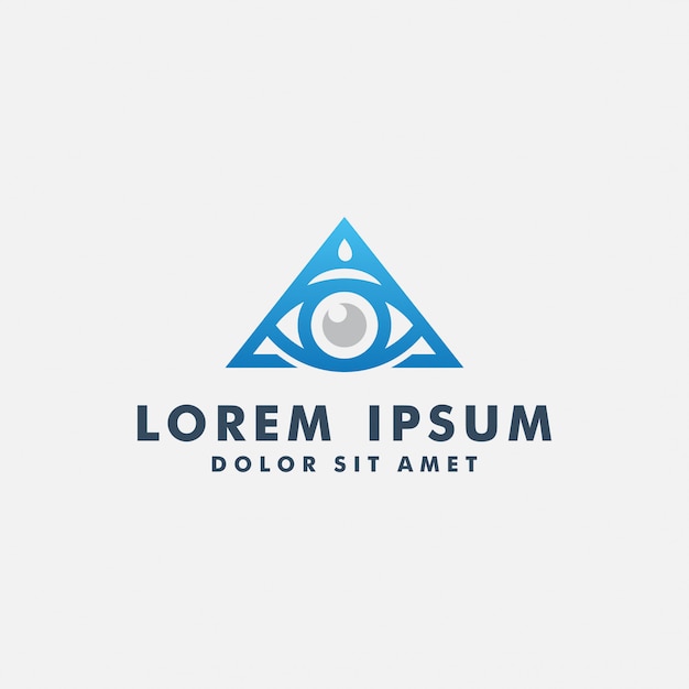 Дизайн логотипа eye vision