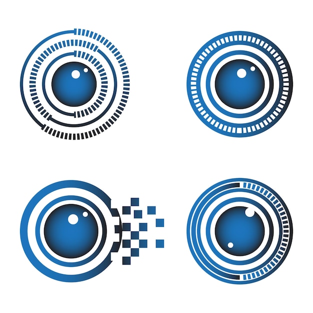 Eye Vision Vector Logo Set