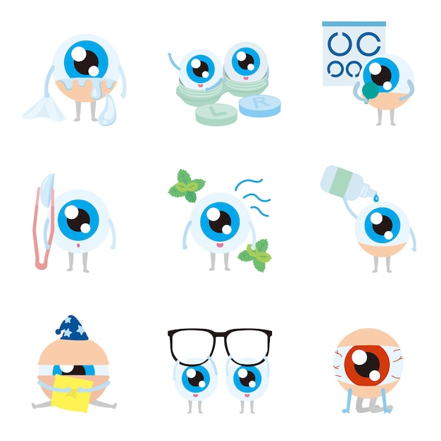 Eyeballs character collection