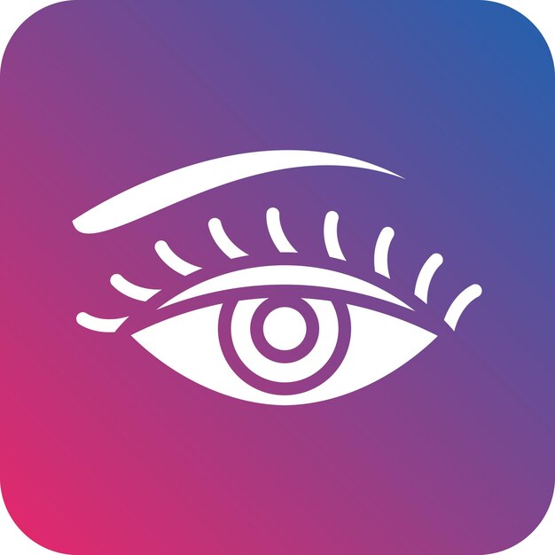 Vector eyebrow icon style