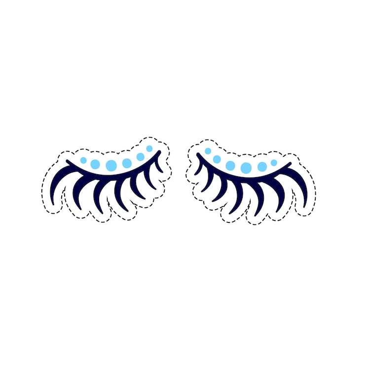 Vector 눈썹 벡터 디자인