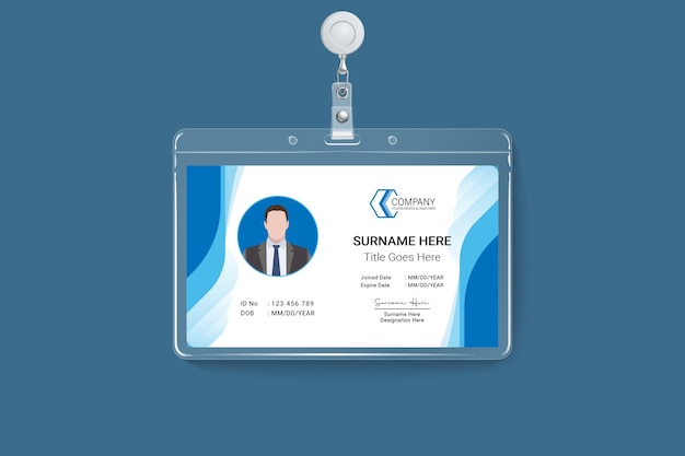 Vector eyecatching real estate business id card design