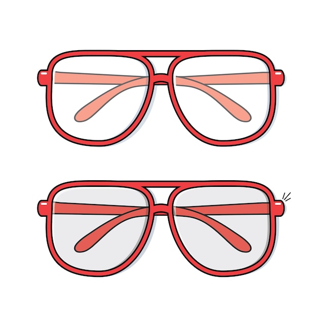 Eyeglasses cartoon vector sunglasses cartoon