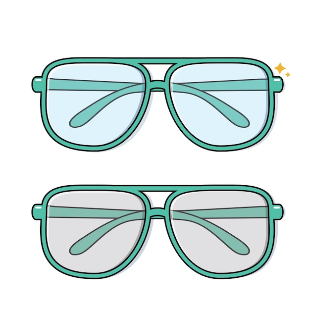 Eyeglasses cartoon vector sunglasses cartoon