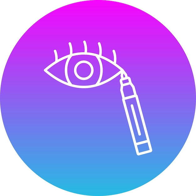 Vector eyeliner icon