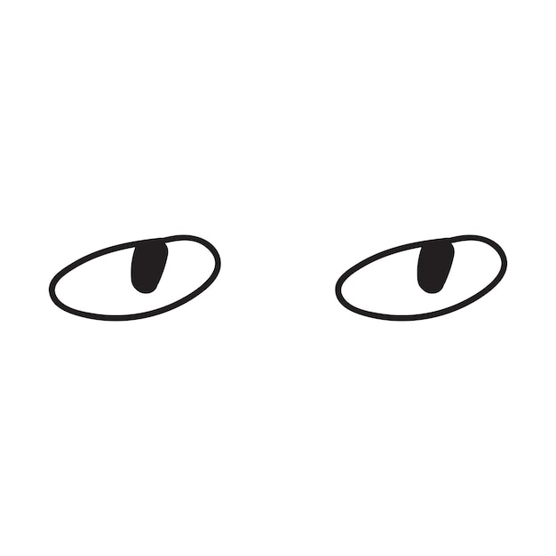 Eyes hand draw cute style