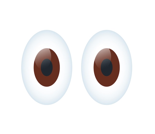 Eyes vector isolated icon. Emoji illustration. Eyes vector emoticon