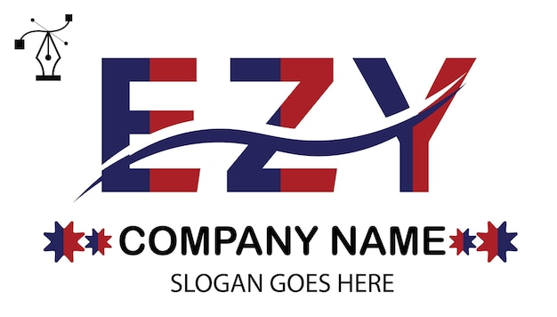 Vector ezy letter logo