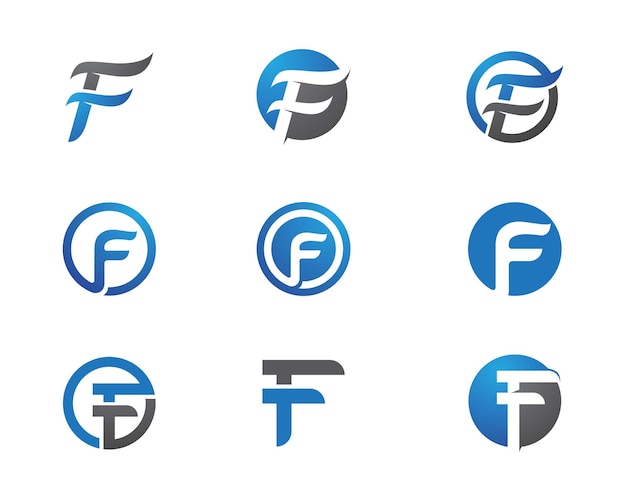 F Letter Logo Business Template