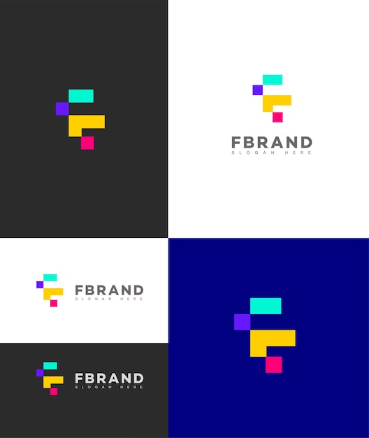 F Letter Logo Icon Brand Identiteit F Letter Sign Symbol Template