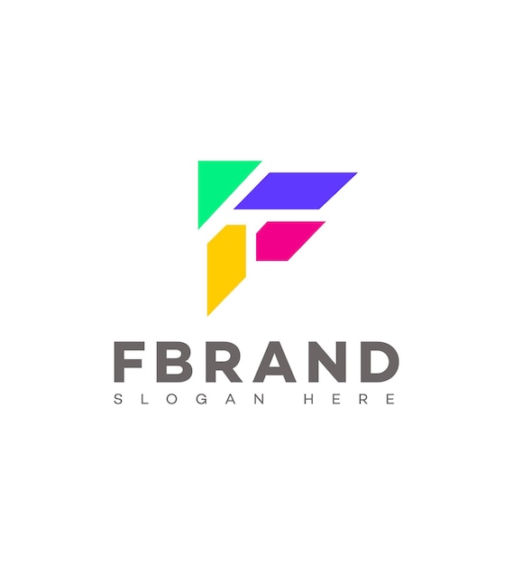 F Letter Logo Icon Brand Identity F Letter Sign Symbol Template