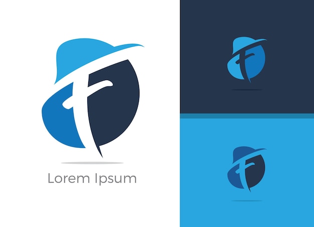 F letter vector icon, letter F logo design.