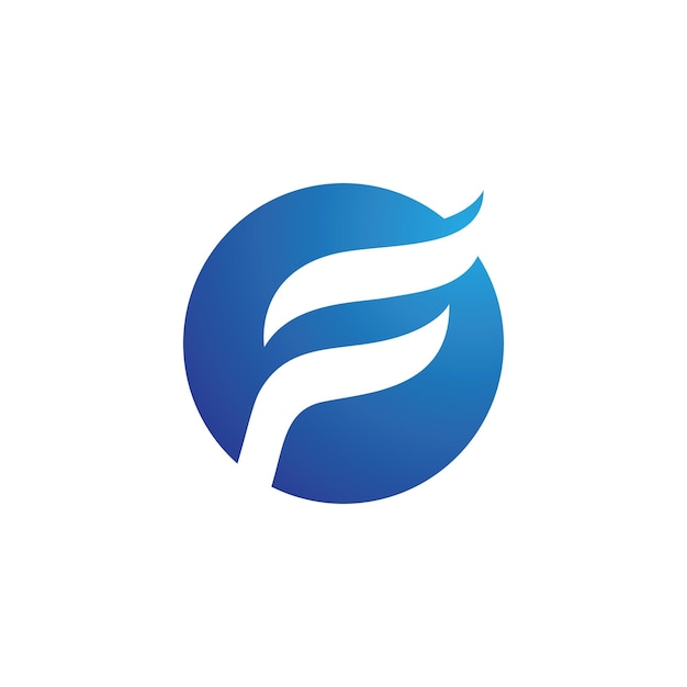 F Letter vector icon