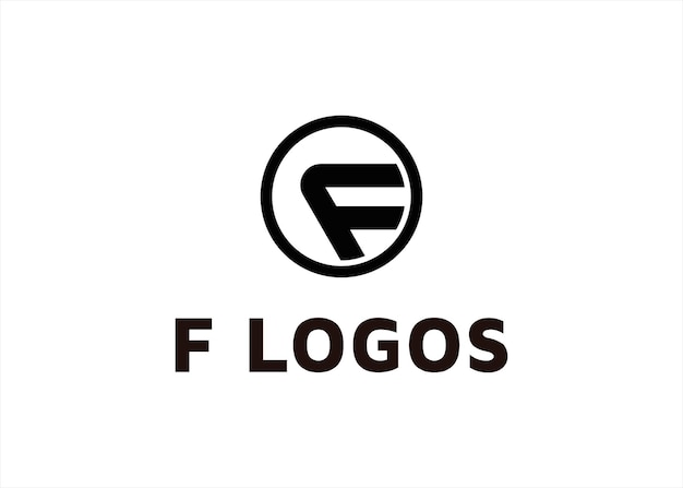 f logo design template