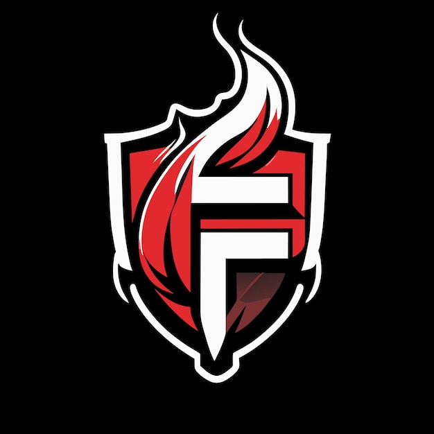 F-logo-ontwerp of F-bedrijfslogo-ontwerp of vuurpictogramontwerp