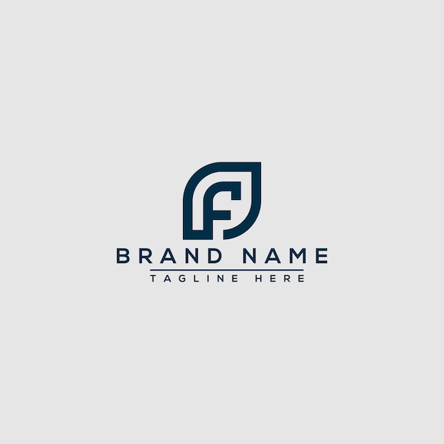 F Logo ontwerp sjabloon Vector grafische branding Element