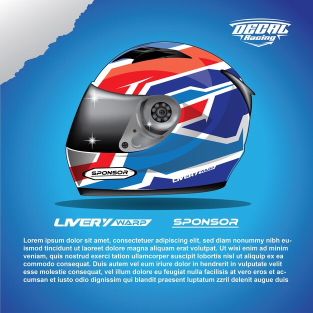 Vettore casco f1 59