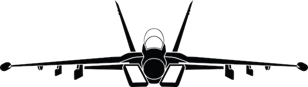 F18 Front View