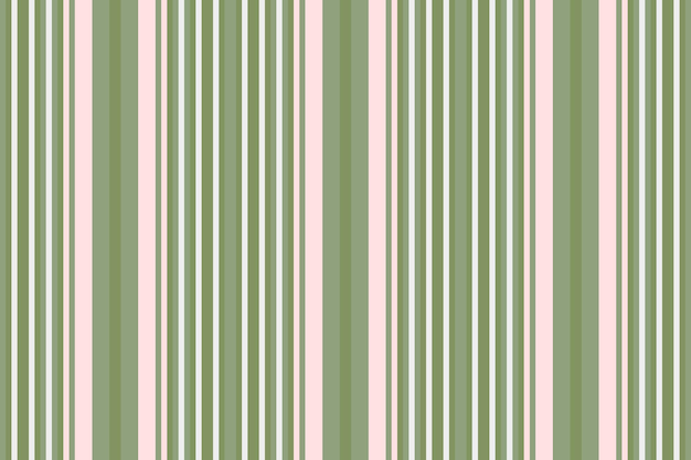 Vector fabric background seamless of vector stripe lines with a pattern texture vertical textile in pastel and green colors