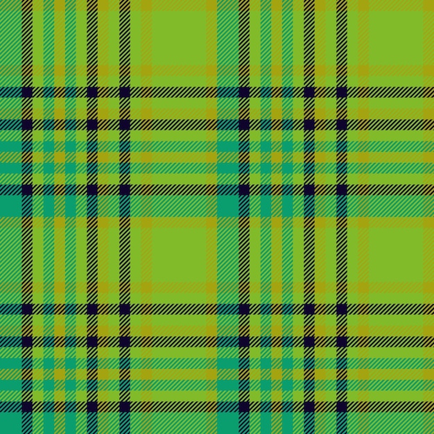 Fabric check pattern plaid textile seamless texture background vector tartan