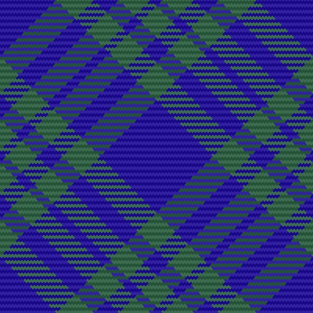 Fabric check pattern Vector tartan texture Seamless textile background plaid