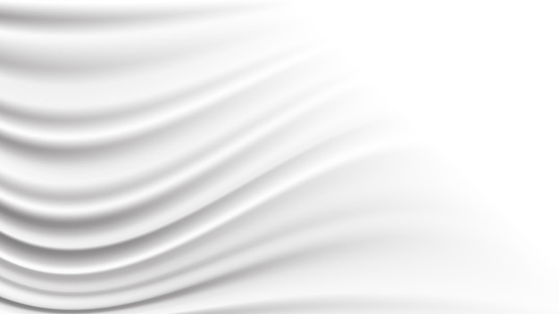 Fabric or cream waving vector illustration for background