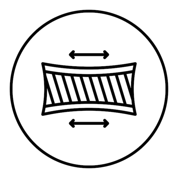 Fabric Elasticity icon vector afbeelding Kan worden gebruikt voor Fabric Features