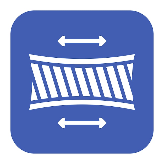 벡터 직물 탄력성 아이콘 터 이미지는 직물 특징에 사용할 수 있습니다.