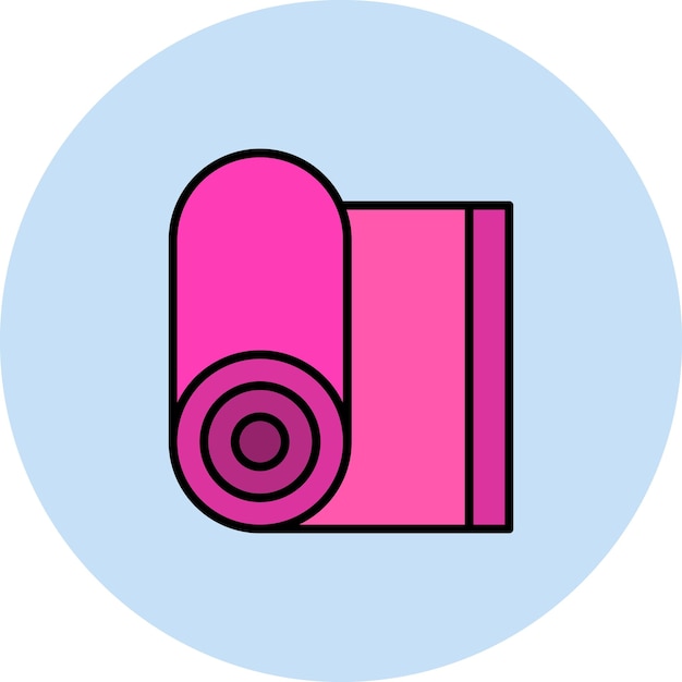 Fabric icon vector image can be used for sewing