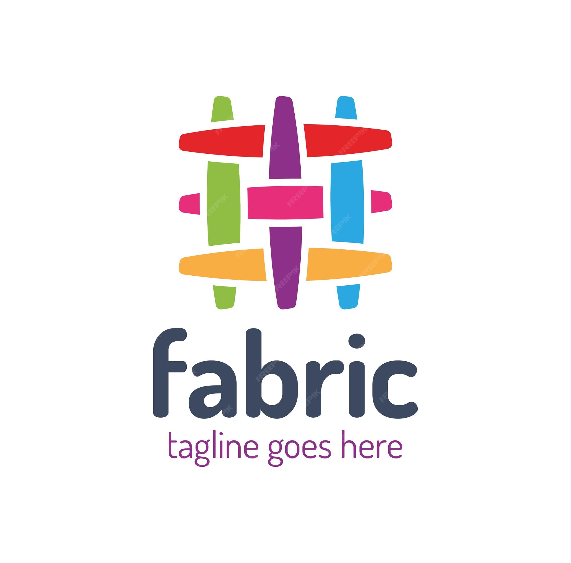 Premium Vector Fabric logo design template