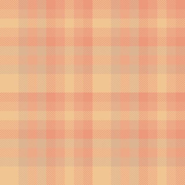 Fabric pattern textile of vector seamless background with a plaid tartan check texture