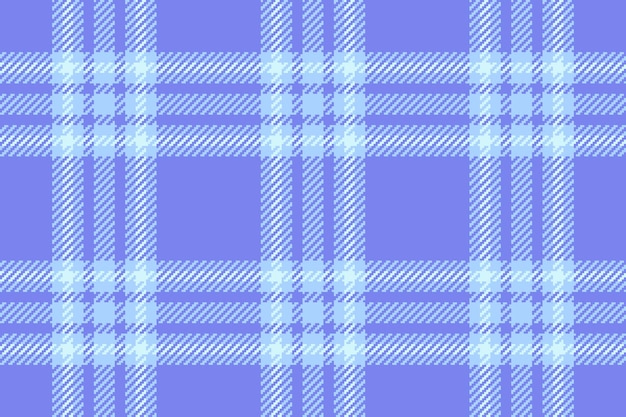 Vector fabric plaid seamless of tartan vector background with a pattern textile check texture in blue and light colors