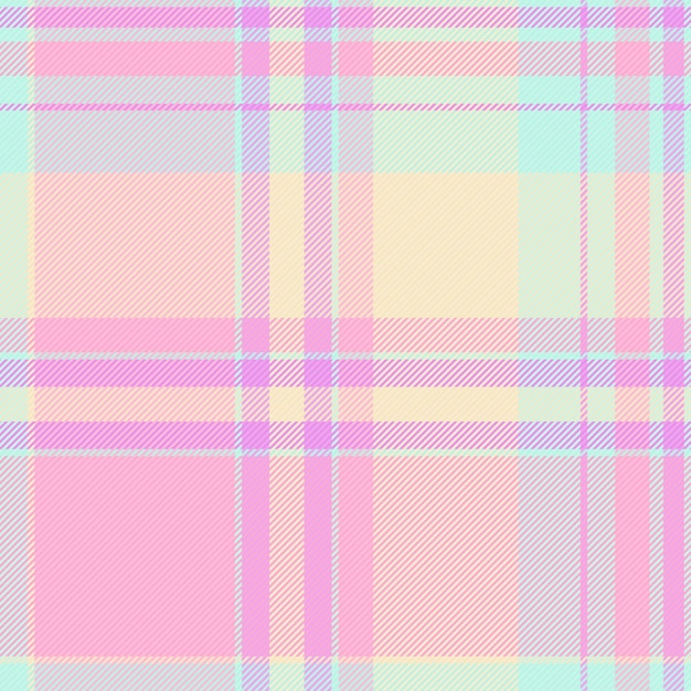 Fabric tartan background of plaid textile vector with a seamless check pattern texture