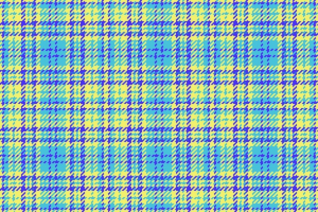 Fabric textile check of texture background vector with a plaid seamless tartan pattern