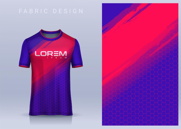 Ткань текстильный дизайн для спортивной футболки футболка для формы футбольного клуба, вид спереди