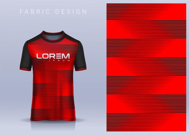 Ткань текстильный дизайн для спортивной футболки футбольный трикотаж шаблон для формы футбольного клуба вид спереди