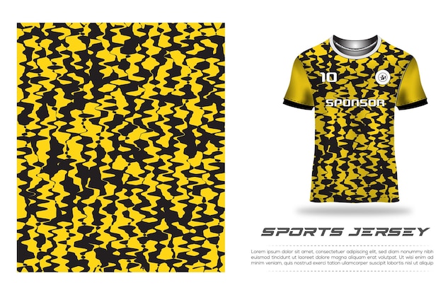 Fabric textile design for sports Tshirt soccer jersey design for football and Cricket club