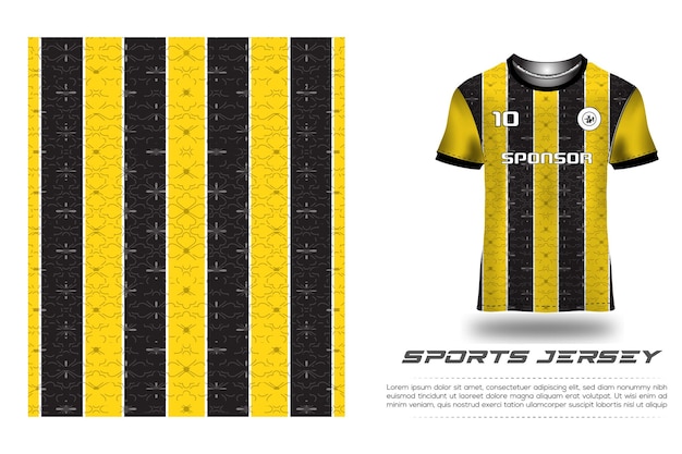 Fabric textile design for sports Tshirt soccer jersey design for football and Cricket club