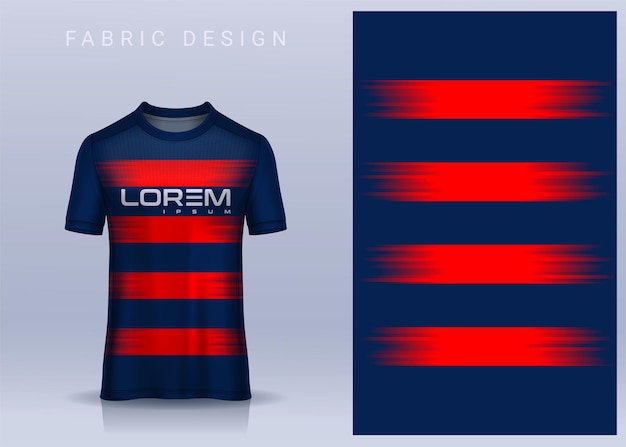 Ткань текстильная для спортивной футболки футболка. форма футбольного клуба вид спереди