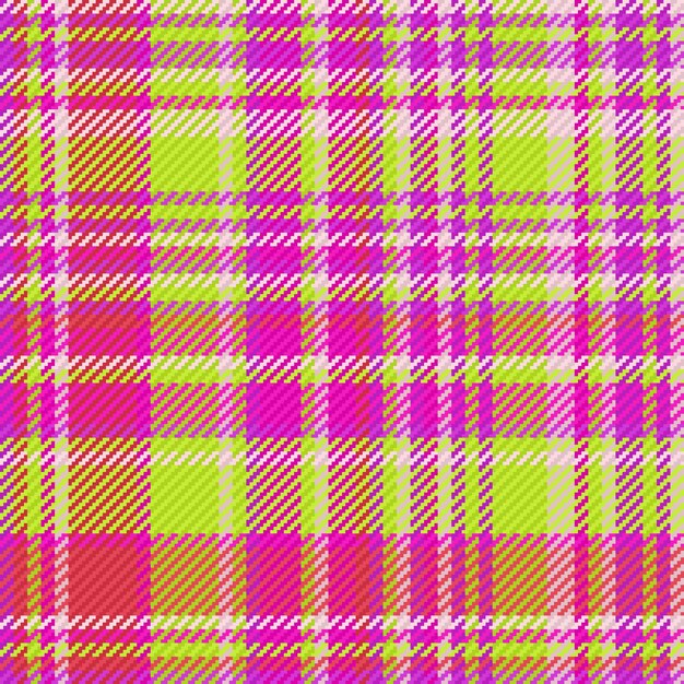 Fabric vector background plaid check texture tartan seamless pattern textile