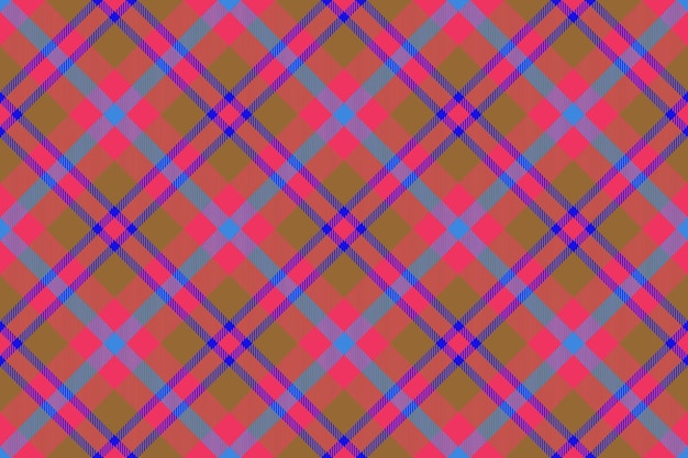 Fabric vector background Texture plaid textile Check pattern tartan seamless