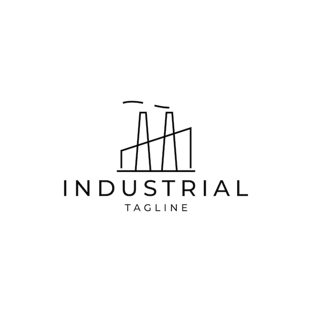 Fabriek logo vector ontwerpsjabloon