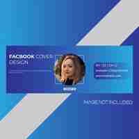 Vector facbook cover design