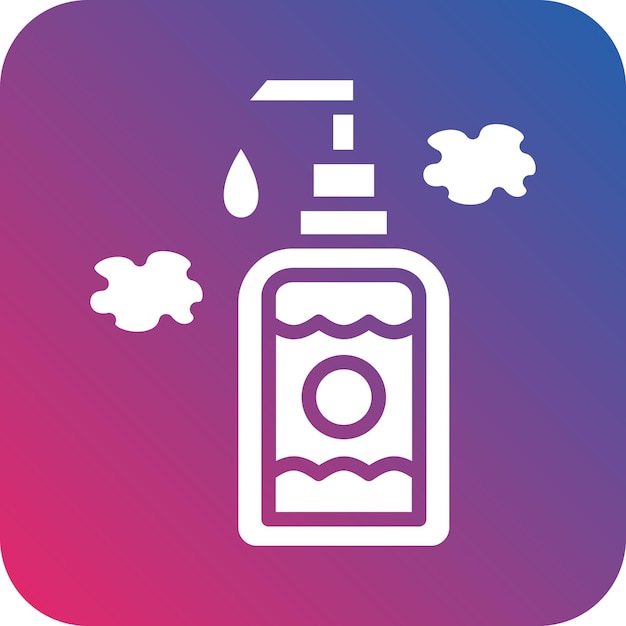 Face Cleanser Icon Style