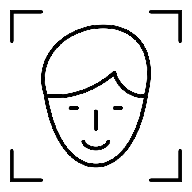 Face Id Icon Style