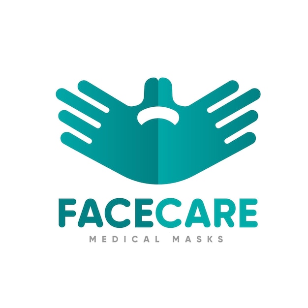 Face mask logo template